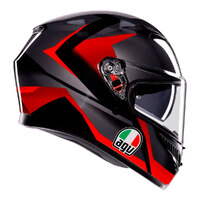 AGV Helmet K3 - Striga Matt Black/Grey/Red Product thumb image 2