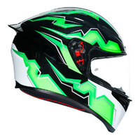 AGV Helmet K1 S - Kripton Black/Green Product thumb image 3