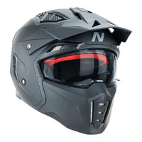 Nitro NZ302 Commando Helmet Matt Black Product thumb image 3