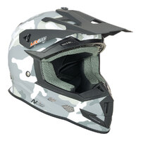 Nitro MX700 Youth Off Road Helmet Matt Camo/White Product thumb image 3