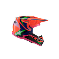 Alpinestars SM3 Youth Deegan Helmet ECE06 | FLURO-ORANGE Purple FLURO-PINK Product thumb image 3