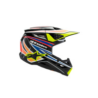 Alpinestars SM3 Youth Wurx Helmet ECE06 | Black YELLOW-FLURO Blue Red Glossy Product thumb image 3