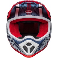 Bell MX-9 Mips Helmet Offset Matt Metal Blue/White Product thumb image 3