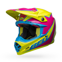 Bell MOTO-9S Flex Helmet Sprite Yellow/Magenta Product thumb image 3