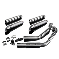 Suzuki VL800 C50 C50T M50 2001-2023 410MM Turned Slash CUT Exhaust System Product thumb image 3