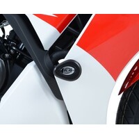 R&G Aero Crash Protectors Black HON CBR300R '14- Product thumb image 3