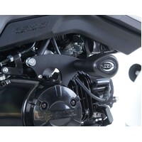 R&G Aero Crash Protectors Black HON MSX125 (GROM) '17- Product thumb image 3