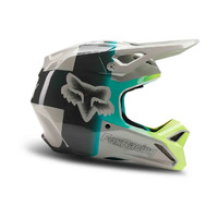 FOX V1 HORYZN MX Helmet Light Grey Product thumb image 3