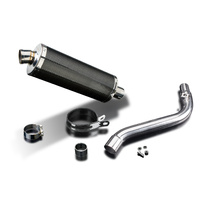 Suzuki DR650SE 1996-2024 350MM Oval Carbon Exhaust System Product thumb image 3