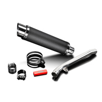 Kawasaki ZX-9R ZX9R Ninja 2002-2003 350MM Round Carbon Exhaust System Product thumb image 3