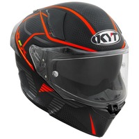 KYT R2R Concept Helmet Matt Black/Red Product thumb image 3