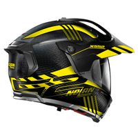 Nolan X-552 UC Adventure Wingsuit Flat Helmet Carbon/Yellow/Black Product thumb image 3