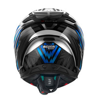 Nolan X-804 RS Full Face Spectre Helmet Carbon/Blue/Chrome Product thumb image 3