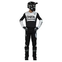 Oneal 25 Element Threat AIR Jersey Threat AIR V.23 - BLK/WHT Product thumb image 3