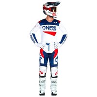 Oneal 25 Hardwear AIR Jersey Slam V.24 WHT/BLU/Red Product thumb image 3