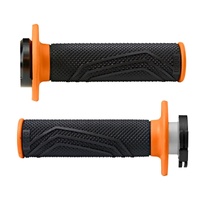 Domino Grips MX D200 D Lock ON Black Orange Product thumb image 3