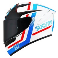 Suomy TRACK-1 E06 Ninety Seven | WHITE-RED Product thumb image 3