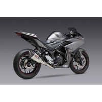 YOSHIMURA YZF-R3 RACE AT2 STAINLESS FULL EXHAUST, W/ STAINLESS MUFFLER Product thumb image 3