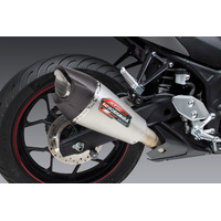 YOSHIMURA YZF-R3 / MT-03 AT2 STAINLESS SLIP-ON EXHAUST, W/ STAINLESS MUFFLER Product thumb image 3