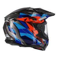 M2R Hybrid Helmet - Poly PC-1 - Black/Blue/Red Product thumb image 4