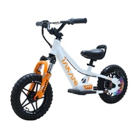 Takani Electric Balance Bike 12'' - TK1224-RS White Orange Product thumb image 4