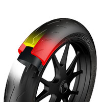 Pirelli Diablo Rosso IV Front 110/70ZR17 M/C 54W TL Tyre Product thumb image 3