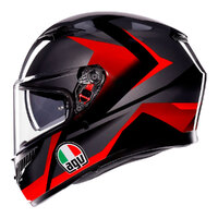 AGV Helmet K3 - Striga Matt Black/Grey/Red Product thumb image 3