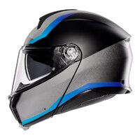 AGV Helmet Tourmodular - Stray Matt Black/Grey/Blue Product thumb image 4