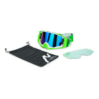 Nitro NV-150 Off Road Goggles White/Green Frame Green Lens Product thumb image 4