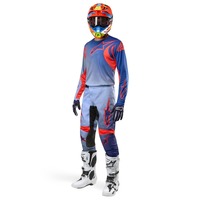 Alpinestars 2024 Fluid Lucent Pants Blue/HOT Orange Product thumb image 4