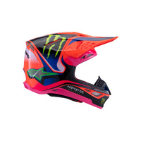 Alpinestars SM10 Deegan Helmet ECE06 | FLURO-ORANGE Purple FLURO-PINK Product thumb image 4