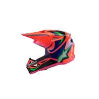 Alpinestars SM3 Youth Deegan Helmet ECE06 | FLURO-ORANGE Purple FLURO-PINK Product thumb image 4