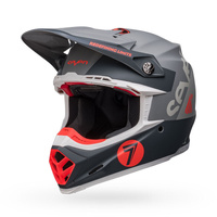 Bell MOTO-9S Flex Helmet Seven Vanguard LE Matt Charcoal/Orange Product thumb image 4