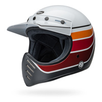 Bell MOTO-3 Helmet Rollin Sands Satin Gloss White/Black Product thumb image 4