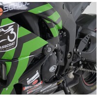 R&G Aero Crash Protectors Black Race Only KAW ZX6R '09-'12 Product thumb image 4