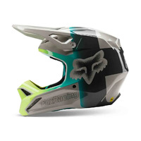 FOX V1 HORYZN MX Helmet Light Grey Product thumb image 4