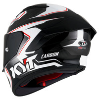 KYT NZ Race Competition Helmet White Carbon Product thumb image 4