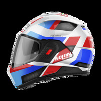 Nolan N120-1 Flip Over Subway Helmet White/Red/Blue/Black Product thumb image 4