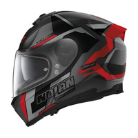 Nolan N80-8 Full Face Wanted Helmet Flat Grey/Black/Red Product thumb image 4