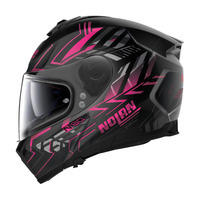 Nolan N80-8 Full Face Turbolence Helmet Black/Pink Product thumb image 4