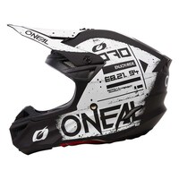 Oneal 25 5SRS Helmet Scarz V.24 - BLK/WHT Product thumb image 4