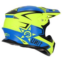 M2R Exo Helmet - Unit Protech PC-2F - Matte Blue/Hi-Vis Product thumb image 5