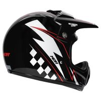 M2R MX2 Junior Helmet - Lightning PC-1 - Red/White/Black Product thumb image 5