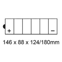 Roadstar Battery 12 Volt Heavy Duty Series HCB16A-A [16Ah] EA Product thumb image 5