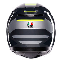 AGV Helmet K3 - Shade Grey/Yellow Fluo Product thumb image 4