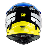 Nitro MX700 Recoil Off Road Helmet Black/Blue/White/Fluro Product thumb image 5