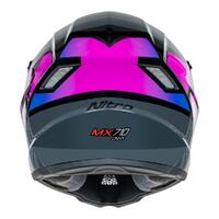 Nitro Helmet MX710 Youth Onyx Purple/Pink Product thumb image 5