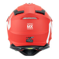 Nitro MX760 Off Road Helmet Satin Red/White Product thumb image 5