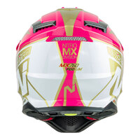 Nitro MX760 Off Road Helmet Pink/White/Gold Product thumb image 5