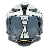 Nitro MX760 Off Road Helmet White/Grey/Fluro Green Product thumb image 5